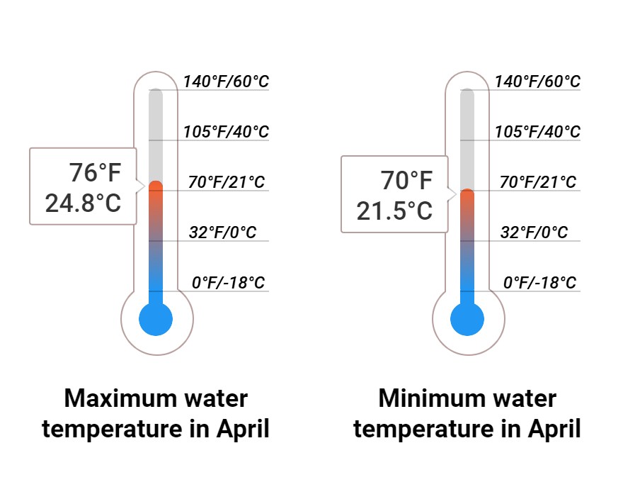 Average Sea temperature
